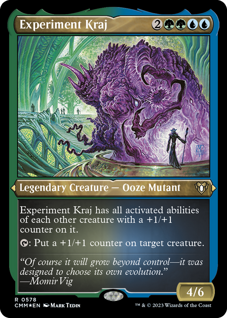 Experiment Kraj (CMM-578) - Commander Masters Etched Foil-1