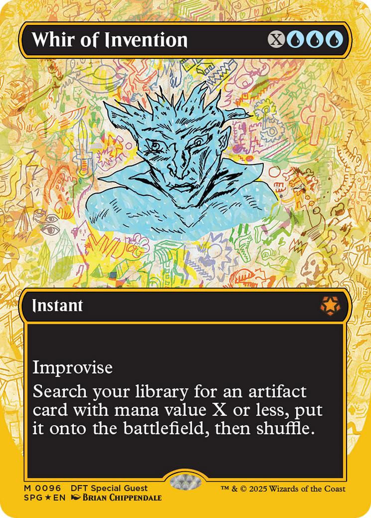 Whir of Invention (Borderless) (First-Place Foil) [Aetherdrift Special Guests]-1