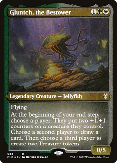 Gluntch, the Bestower (CLB-533) - Commander Legends: Battle for Baldur's Gate Etched Foil-1