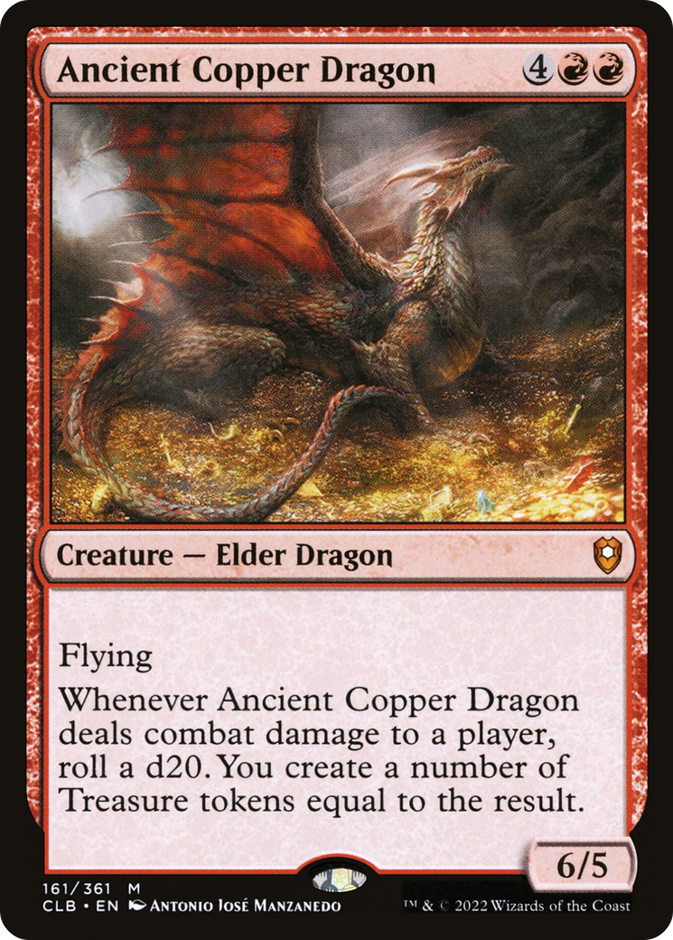 Ancient Copper Dragon [Commander Legends: Battle for Baldur's Gate]-1