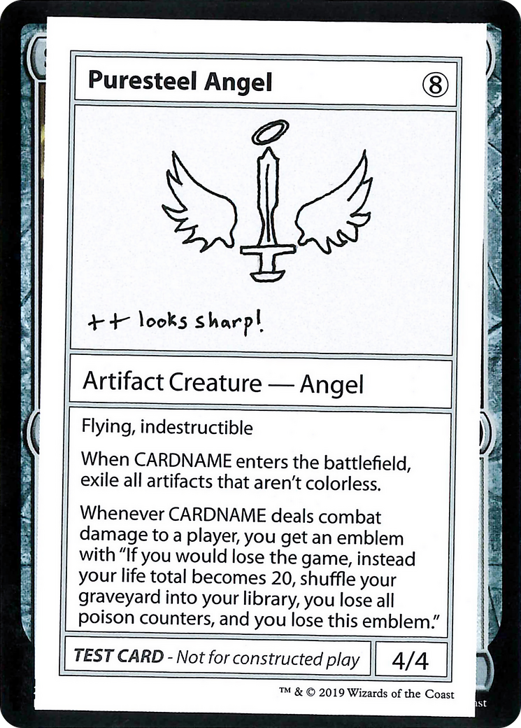 Puresteel Angel (2021 Edition) [Mystery Booster Playtest Cards]-1