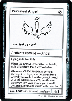 Puresteel Angel (2021 Edition) [Mystery Booster Playtest Cards]-1