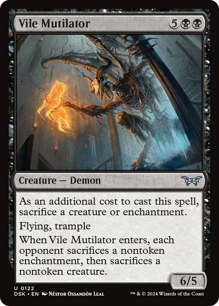 Vile Mutilator (DSK-122) - Duskmourn: House of Horror-1