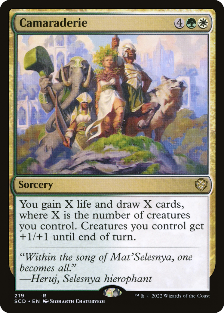 Camaraderie [Starter Commander Decks]-1