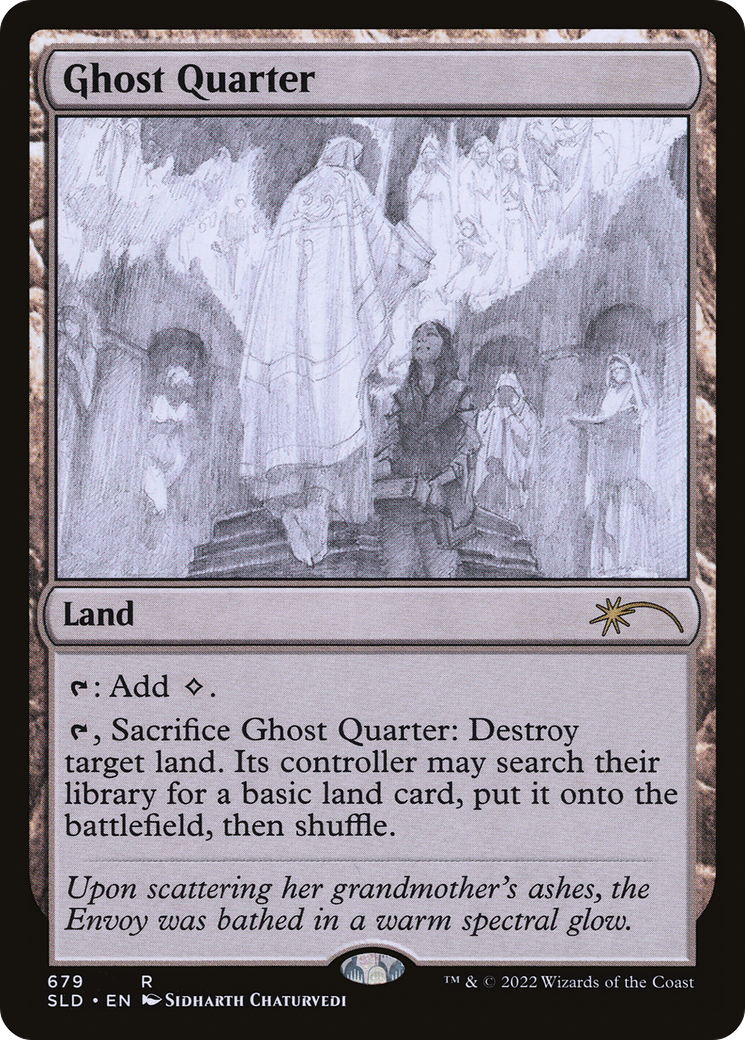 Ghost Quarter (Sketch) [Secret Lair Drop Promos]-1