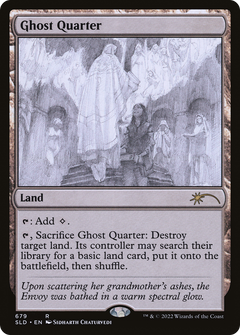 Ghost Quarter (Sketch) [Secret Lair Drop Promos]-1