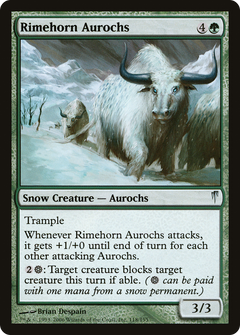 Rimehorn Aurochs [Coldsnap]-1