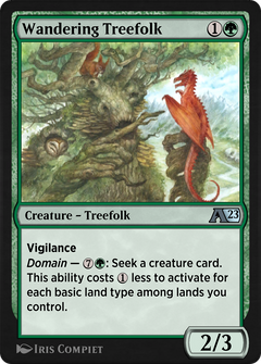 Wandering Treefolk (YDMU-019) - Alchemy: Dominaria-1