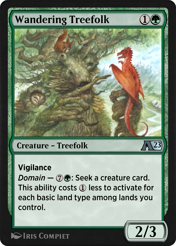 Wandering Treefolk (YDMU-019) - Alchemy: Dominaria-1