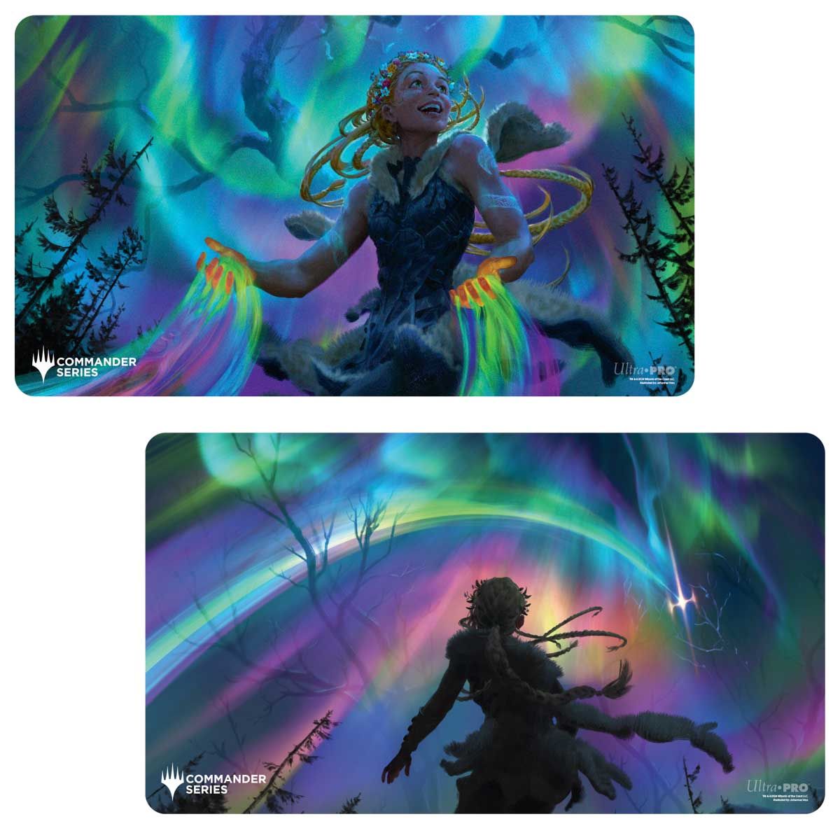 Ultra Pro: UP38468 Commander Release 4 3 Color Shard - Double Sided Playmat Esika MtG-1
