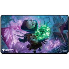Ultra Pro: UP38469 Commander Release 4 3 Color Shard - Black Stitched Playmat Tinybones MtG-1