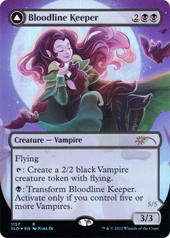 Bloodline Keeper // Lord of Lineage (Borderless) [Secret Lair: From Cute to Brute]-3