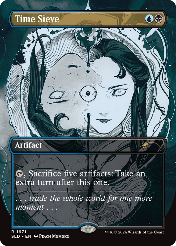 Time Sieve (SLD-1671) - Secret Lair Drop (Borderless) Foil-1