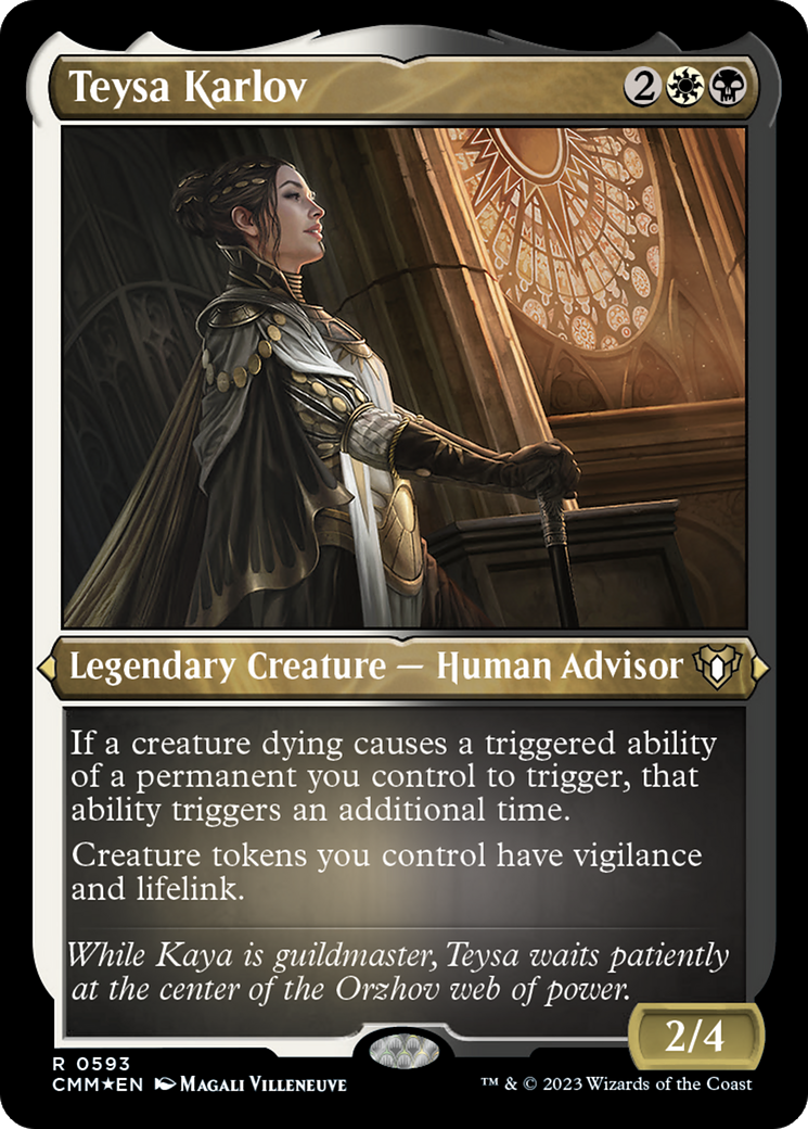 Teysa Karlov (CMM-593) - Commander Masters Etched Foil-1