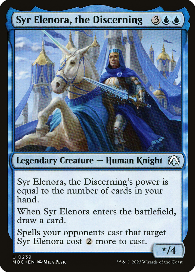 Syr Elenora, the Discerning [March of the Machine Commander]-1