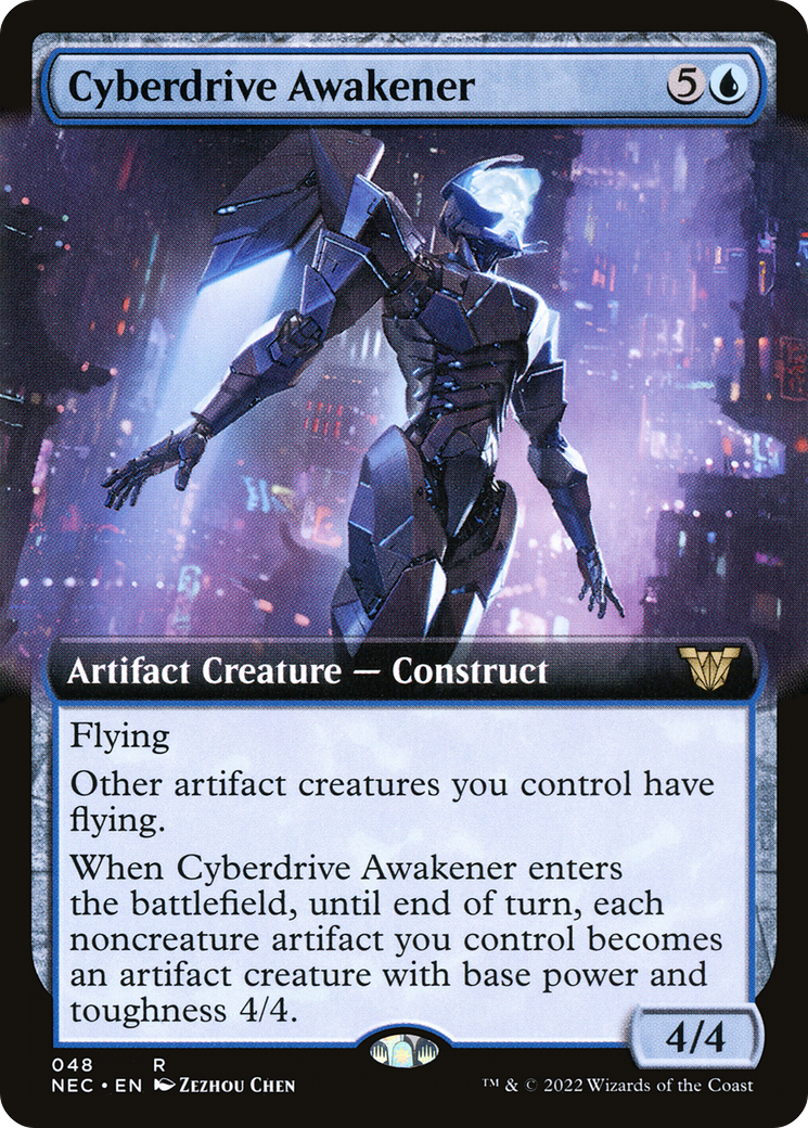 Cyberdrive Awakener (Extended Art) [Kamigawa: Neon Dynasty Commander]-1