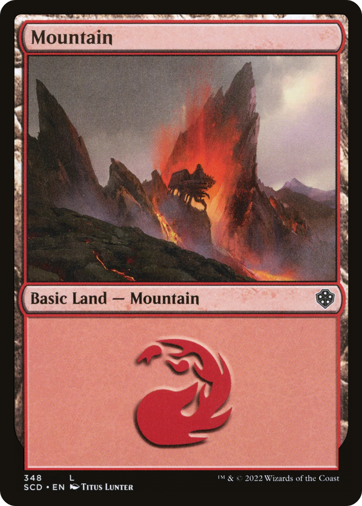 Mountain (348) [Starter Commander Decks]-1