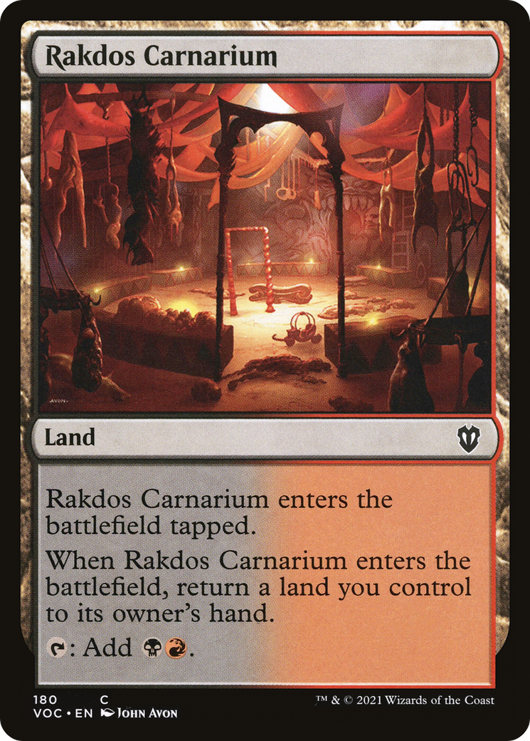 Rakdos Carnarium [Innistrad: Crimson Vow Commander]-1