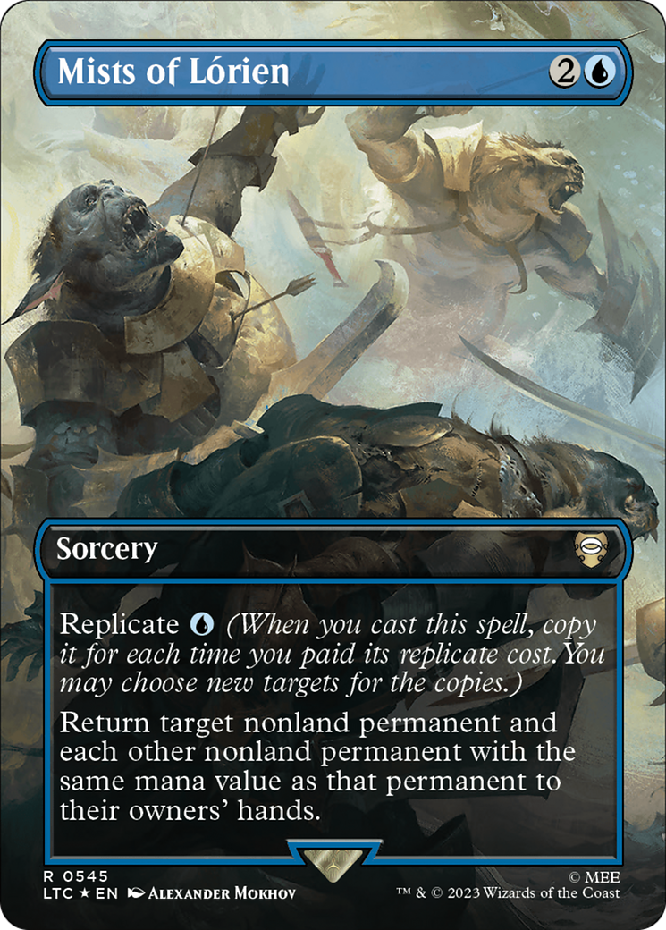 Mists of Lorien (Borderless) (Surge Foil) [The Lord of the Rings: Tales of Middle-Earth Commander]-1