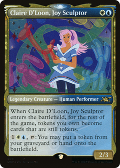 Claire D'Loon, Joy Sculptor (Showcase) (Galaxy Foil) [Unfinity]-1