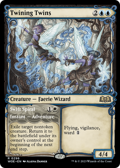 Twining Twins (Showcase) (WOE-296) - Wilds of Eldraine: (Showcase) Foil-1