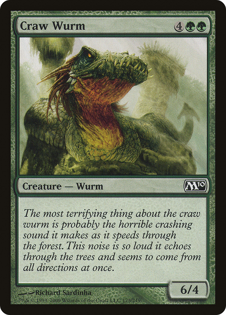 Craw Wurm [Magic 2010]-1