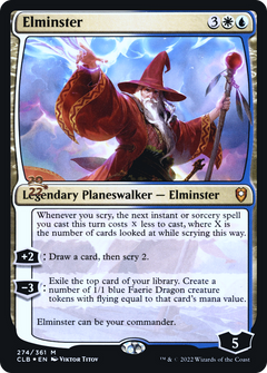 Elminster [Commander Legends: Battle for Baldur's Gate Prerelease Promos]-1