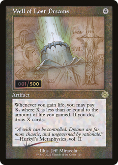 Well of Lost Dreams (Schematic) (Serial Numbered) (BRR-125) - The Brothers' War Retro Artifacts Foil-1