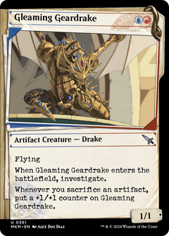Gleaming Geardrake (Showcase) [Murders at Karlov Manor]-1