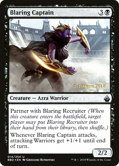 Blaring Captain (Prerelease) [Battlebond Promos]-1