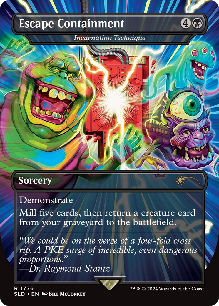 Incarnation Technique (SLD-1776) - Secret Lair Drop / Escape Containment (Borderless) Foil-1