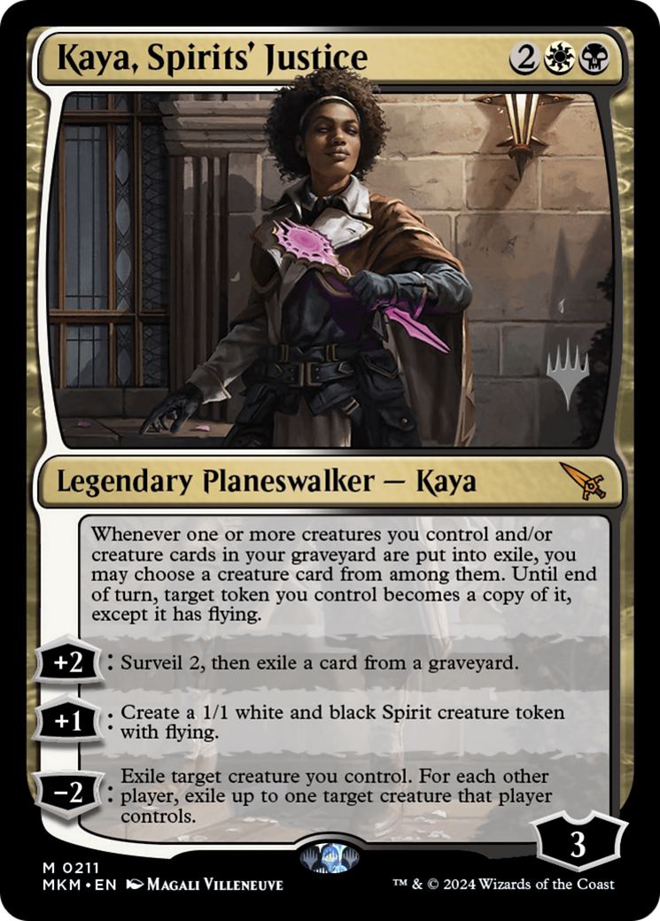 Kaya, Spirits' Justice (Promo Pack) [Murders at Karlov Manor Promos]-1