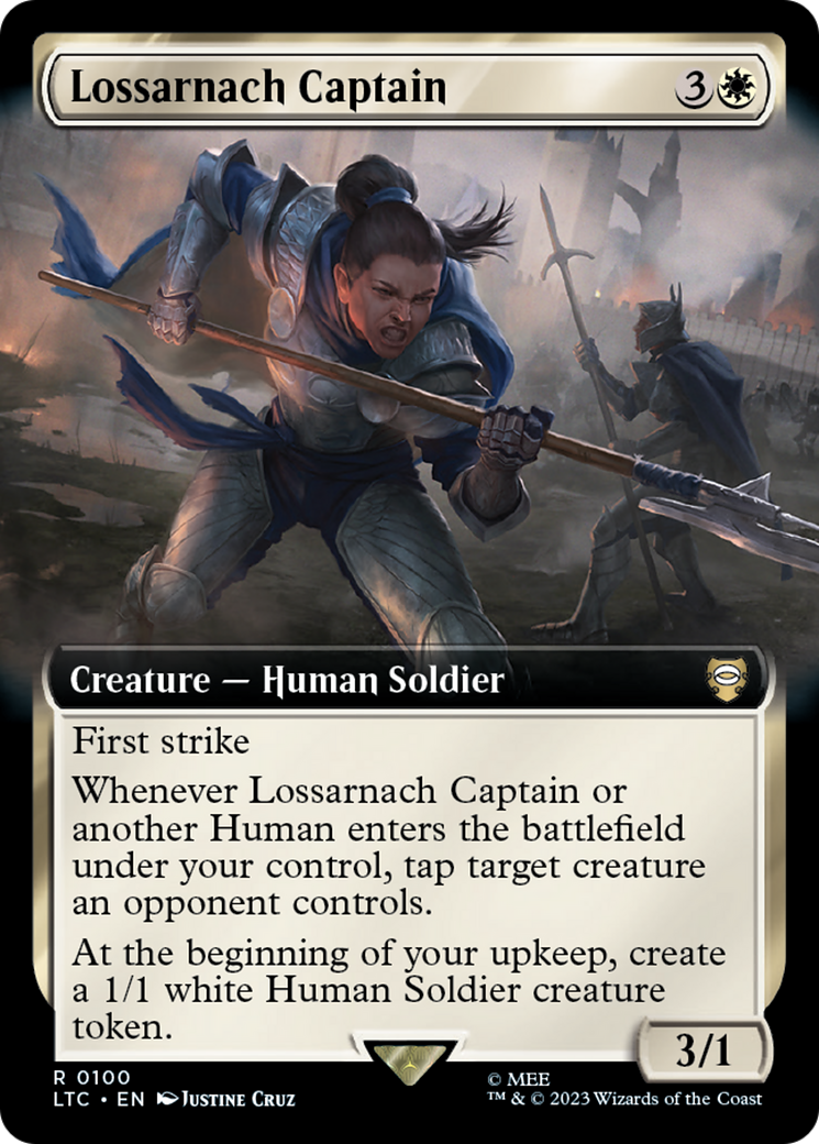 Lossarnach Captain (Extended Art) [The Lord of the Rings: Tales of Middle-Earth Commander]-1