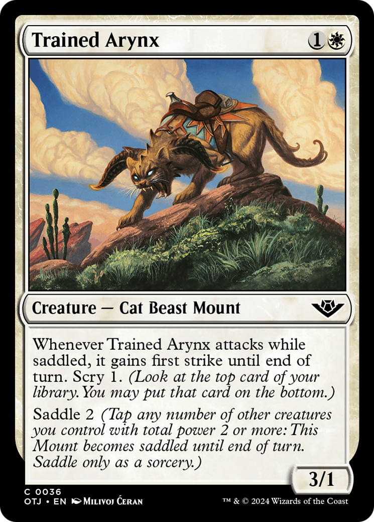 Trained Arynx [Outlaws of Thunder Junction]-1