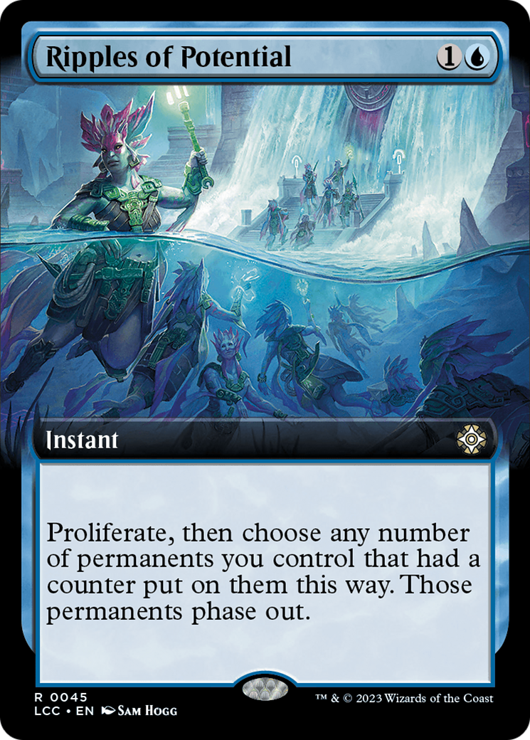 Ripples of Potential (Extended Art) [The Lost Caverns of Ixalan Commander]-1