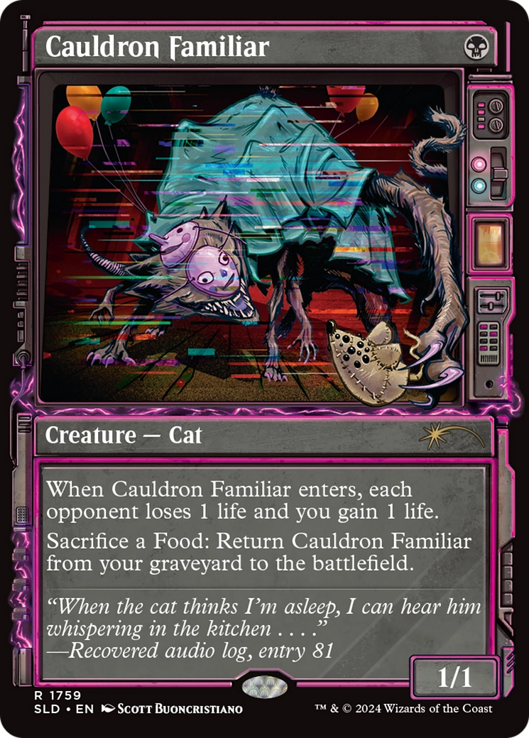 Cauldron Familiar (SLD-1759) - Secret Lair Drop: (Showcase) Foil-1