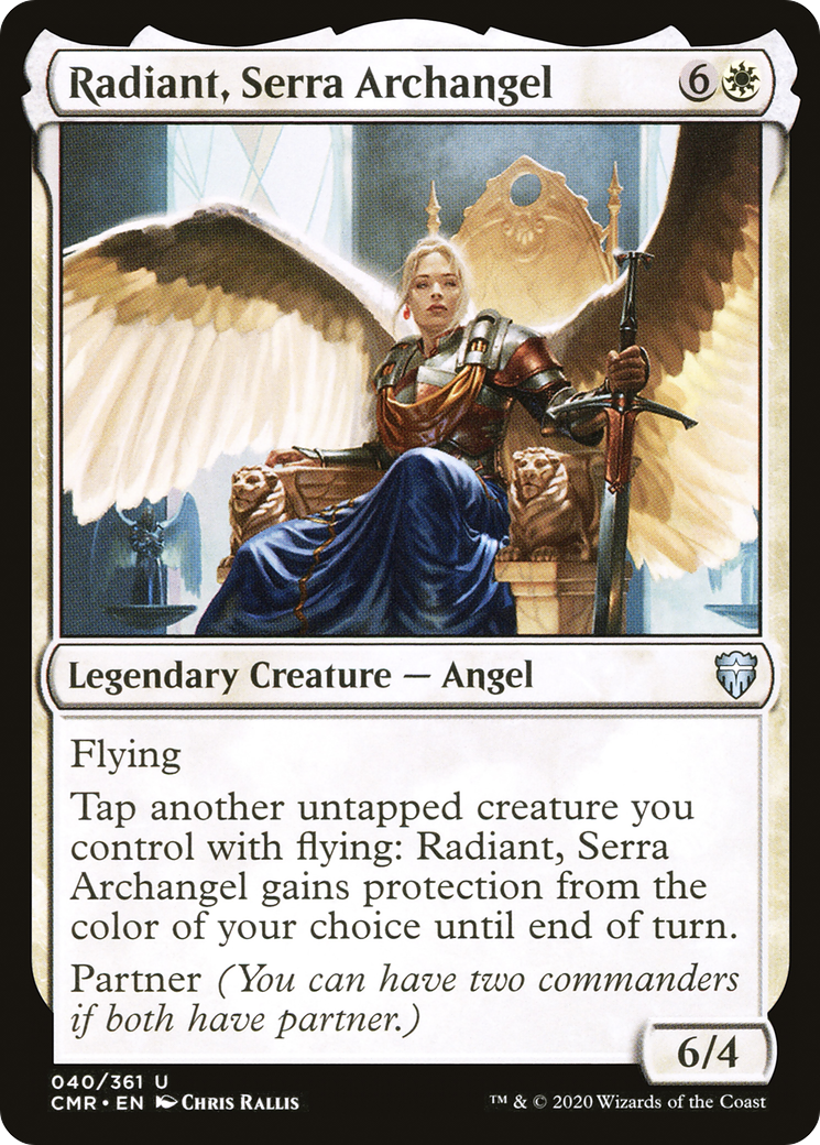 Radiant, Serra Archangel [Commander Legends]-1