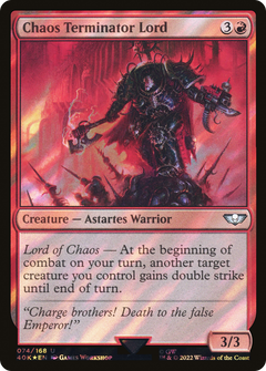 Chaos Terminator Lord (Surge Foil) [Warhammer 40,000]-1