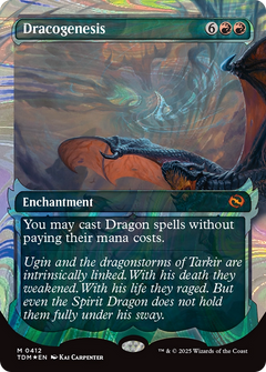 Dracogenesis (0412) (Showcase Halo Foil) (Japanese) [Tarkir: Dragonstorm]-1