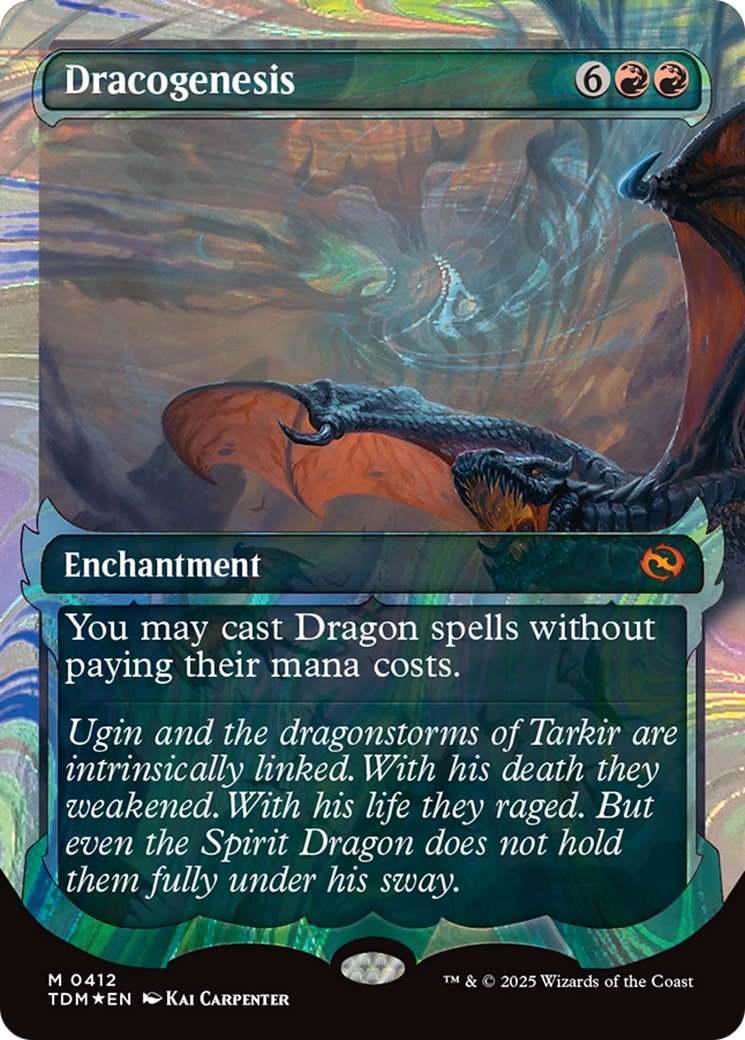 Dracogenesis (0412) (Showcase) (Halo Foil) [Tarkir: Dragonstorm]-1