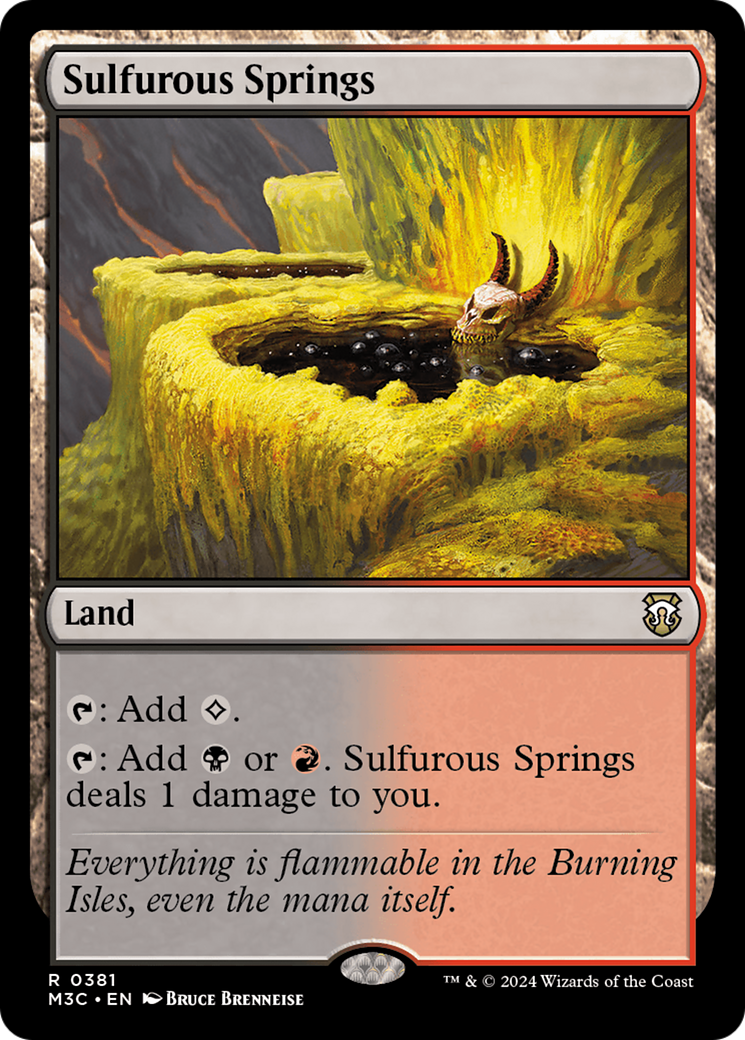Sulfurous Springs [Modern Horizons 3 Commander]-1