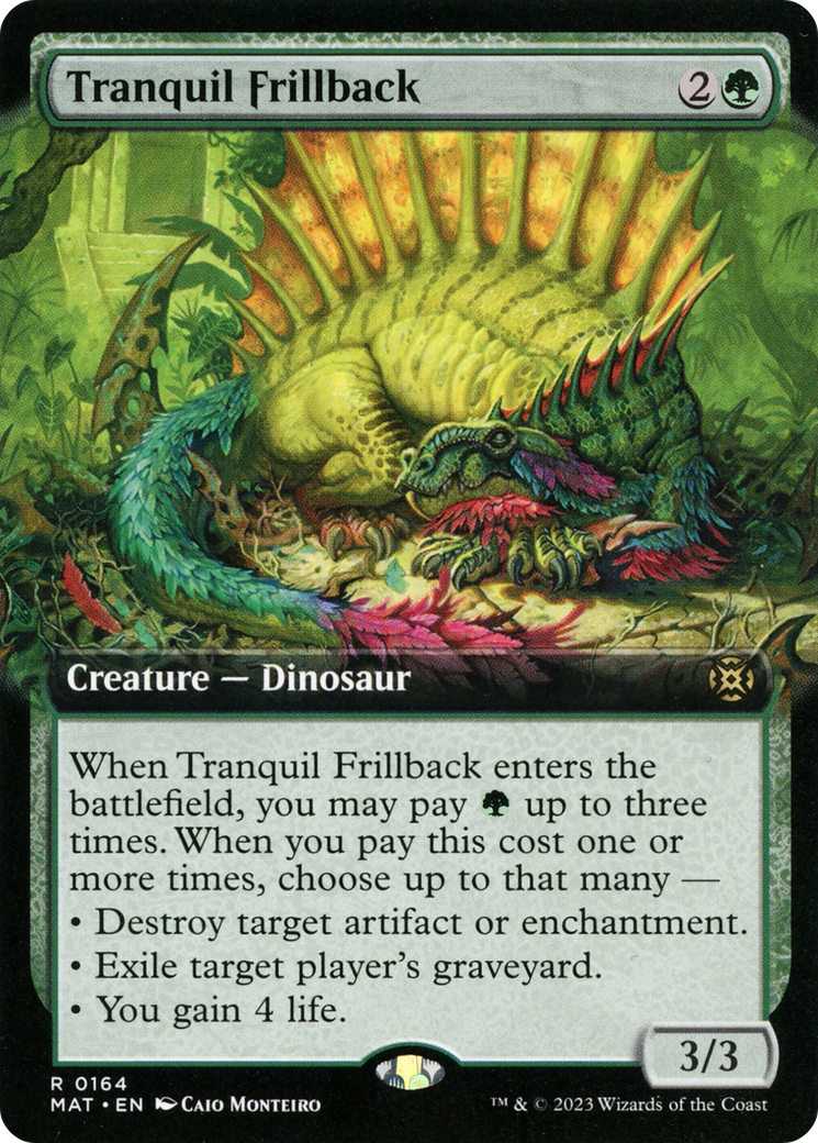 Tranquil Frillback (Extended Art) (MAT-164) - March of the Machine: The Aftermath: (Extended Art) Foil-1