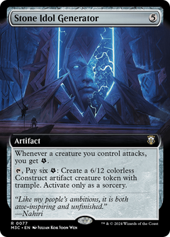 Stone Idol Generator (Extended Art) [Modern Horizons 3 Commander]-1