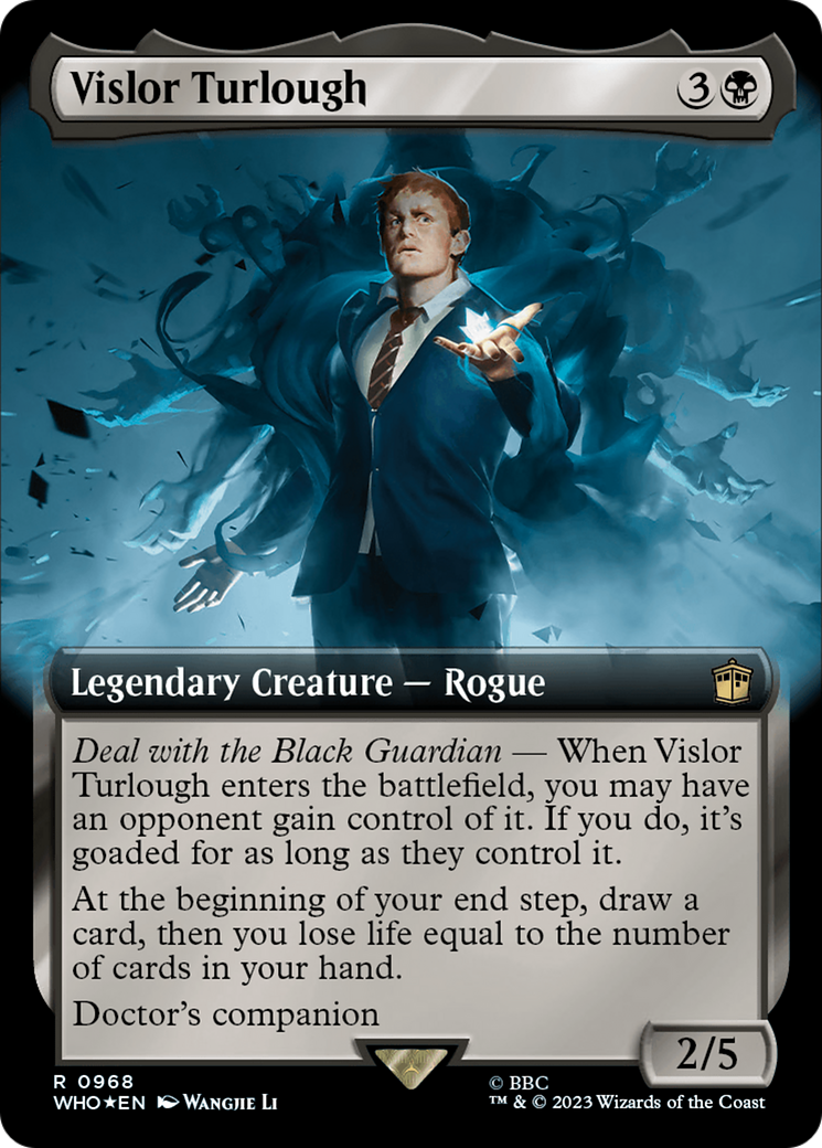 Vislor Turlough (Extended Art) (Surge Foil) [Doctor Who]-1