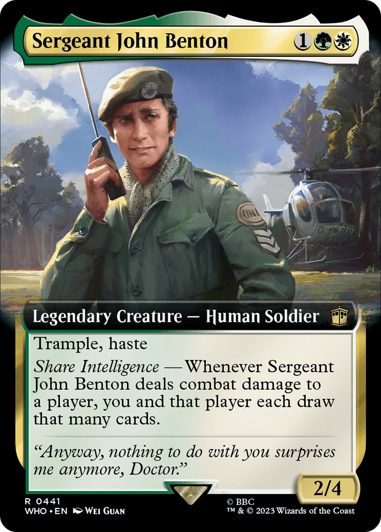 Sergeant John Benton (Extended Art) [Doctor Who]-1