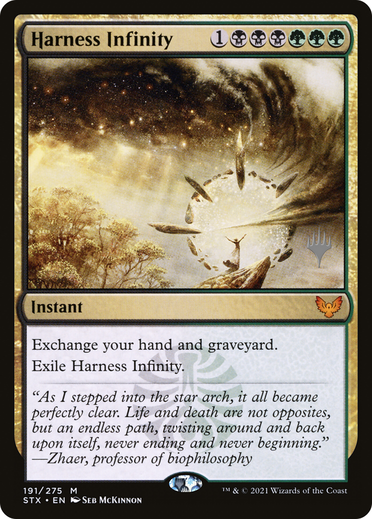 Harness Infinity (Promo Pack) [Strixhaven: School of Mages Promos]-1