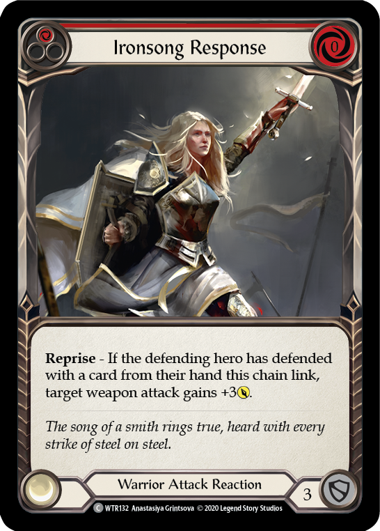 Ironsong Response (Red) [U-WTR132] (Welcome to Rathe Unlimited)  Unlimited Rainbow Foil-2