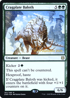 Cragplate Baloth [Zendikar Rising Prerelease Promos]-1