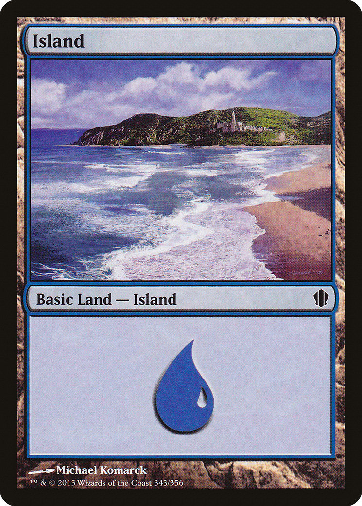 Island (343) [Commander 2013]-1