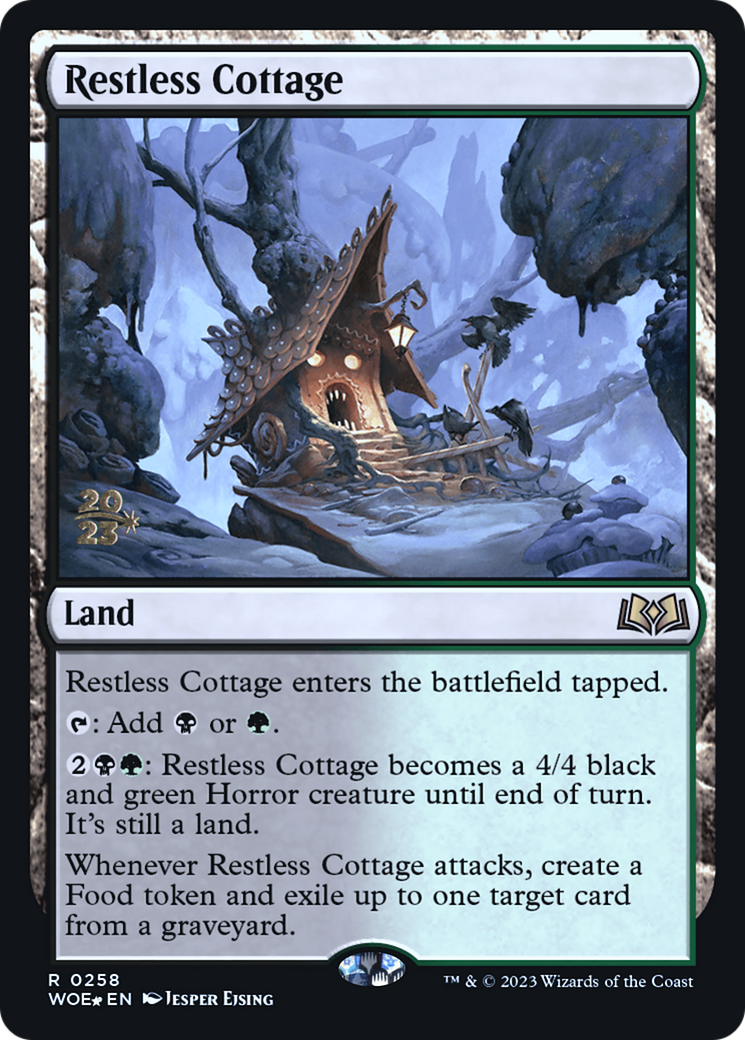 Restless Cottage [Wilds of Eldraine Prerelease Promos]-1